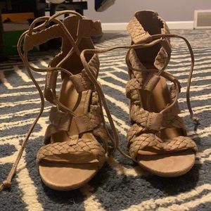 Y Not. Lace up heels